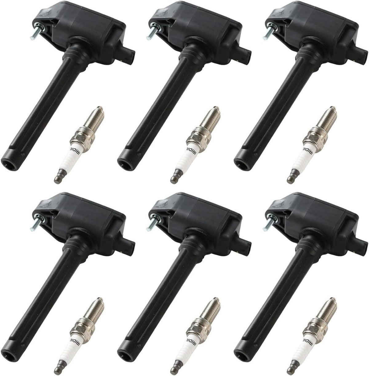 ya 9 10.24 6x Ignition Coils+6x Iridium Spark Plugs for Chrysler for Pacifica 17-18 3.6L UF807