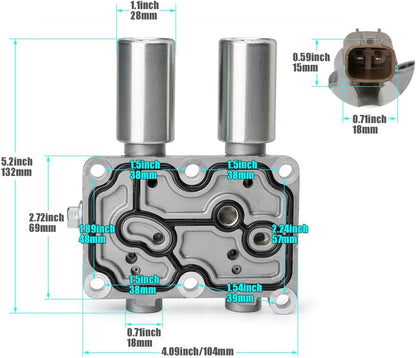 ya 10 9.16 baidi One dual linear solenoid valve 28015-PLX-305 for Honda for Civic 1.7L 01-05 transmission.