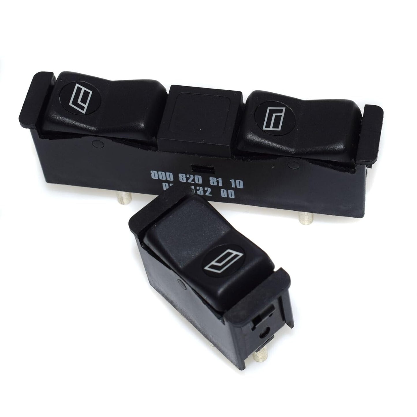 ya 8 8.24 baidi 2-Pack Power Window Switch Set for Mercedes-Benz 190E 190D 0008208410 0008208110