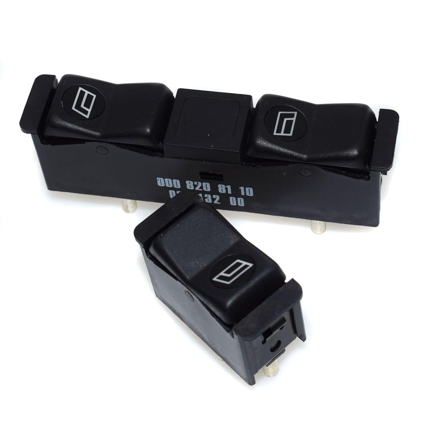 ya 8 8.24 baidi 2-Pack Power Window Switch Set for Mercedes-Benz 190E 190D 0008208410 0008208110