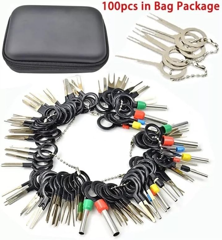 ya 6 8.14 100*Pin Ejector Wire Kit Extractor Connector Puller AutoTerminal Removal Tool