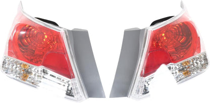 ya 10 9.16 zhengce Set of 2 Tail Lights For 2008-2012 for Honda for Accord EX Sedan LH & RH wi