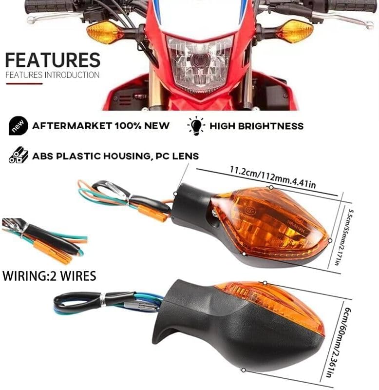 ya 7 8.24 baidi for Honda CBR400R CBR500R CBR650F CB 400/500/650 F Turn Signal Lights Indicator