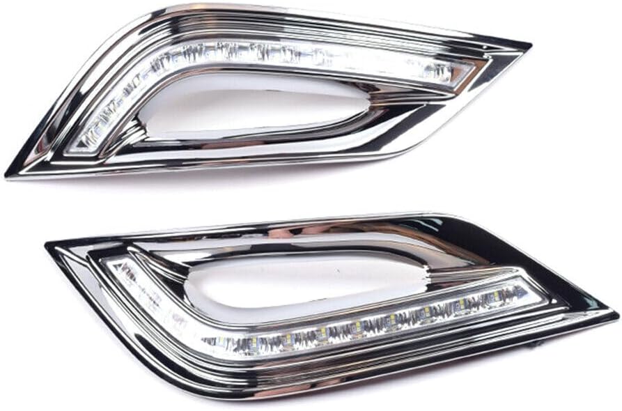 ya 4 8.10 LED DRL daytime running lights turn signal fog lights suitable for modern sonata 2011-2014