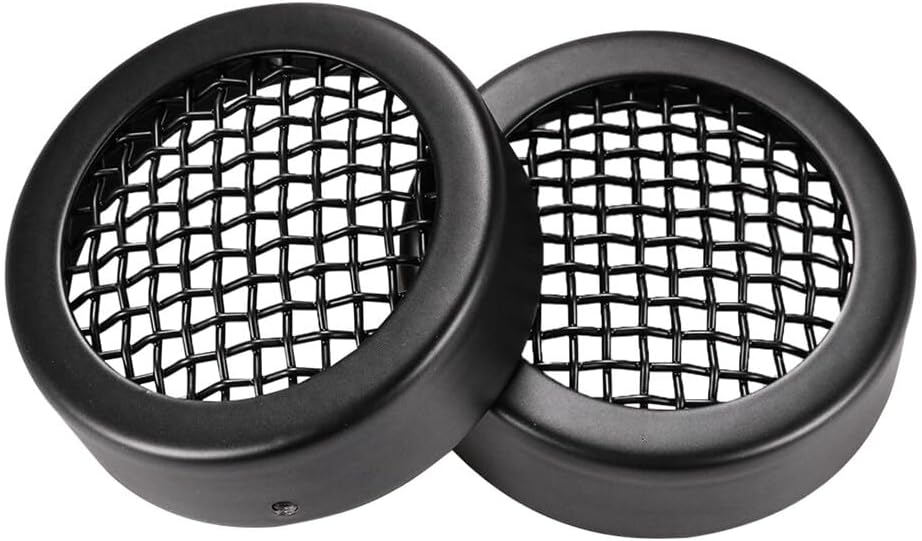 ya 2 8.15 for Harley Sportster XL883 XL1200 X48 2x Turn Signal Grill Cover Black Metal