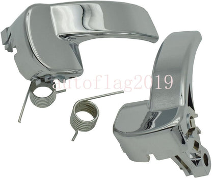 ya 4 8.14 for Nissan Qashqai 07-14 Double Inner Door Handle Pull Button Chrome Left and Right 