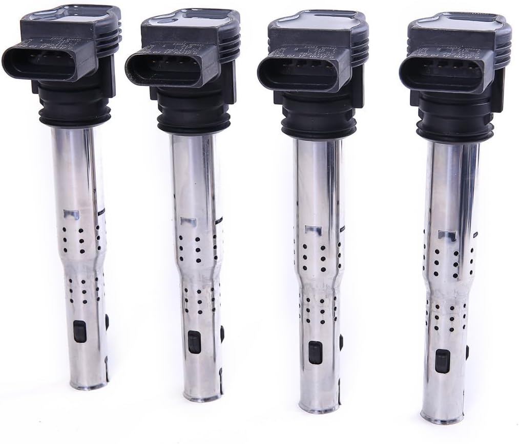 ya 4 8.10 4Pcs Ignition Coil Set for VW for Golf for Passat Beetle for Audi A4 Q3 Q5 for SEAT #07K905715F#