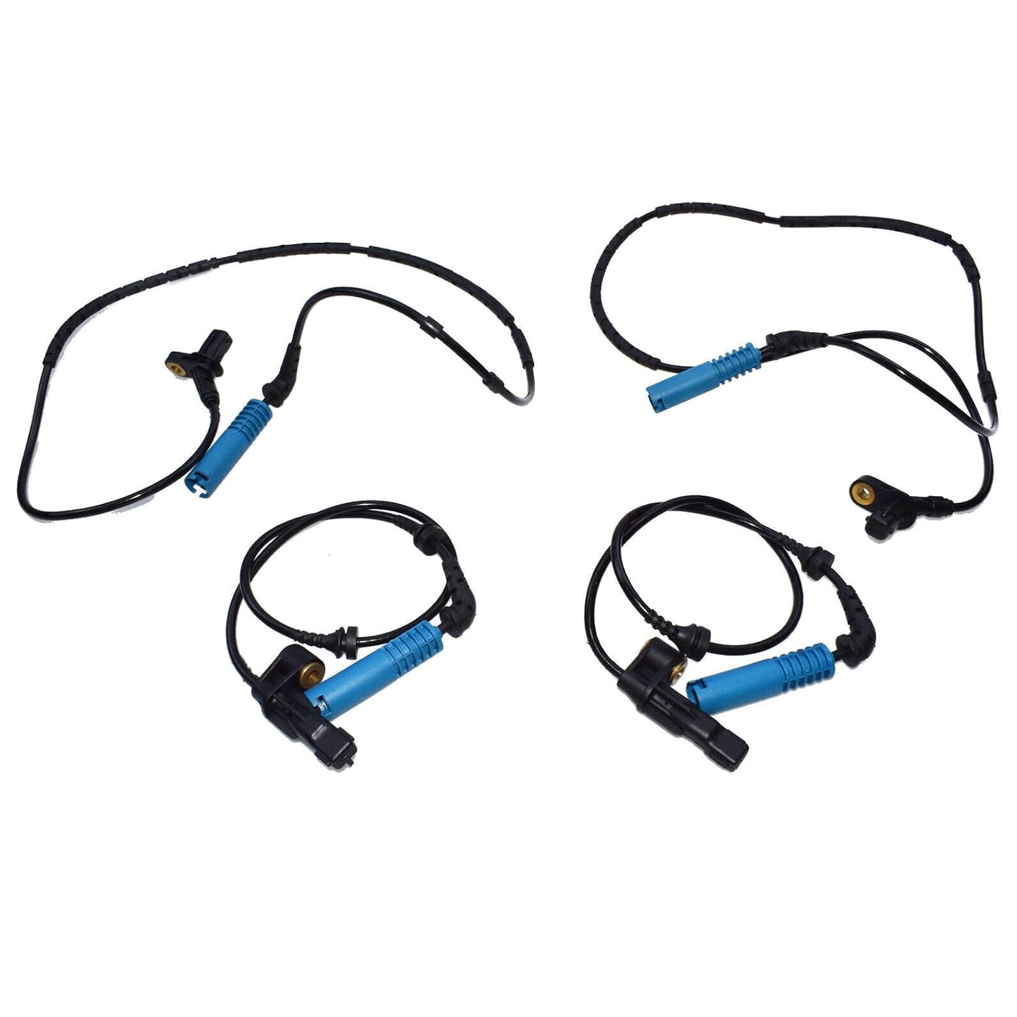 ya 2 8.15 ABS Wheel Speed Sensor 4-Piece Set for BMW 330Ci 325Ci 323Ci 323i M3 Z4