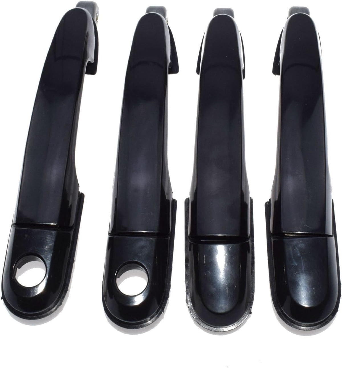 ya 10 9.16 baidi New Black Exterior Door Handle 4 Piece Set Suitable for 05-09 for Hyundai for Tucson -