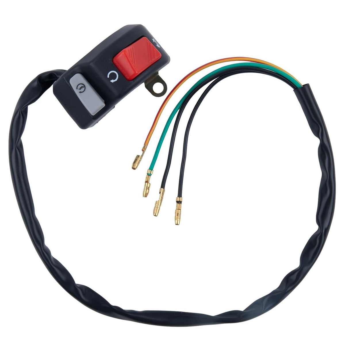 ya 13 9.15 baidi 12V Handlebar Switch Motorbike ATV Motorcycle Fog Headlight ON Off Button