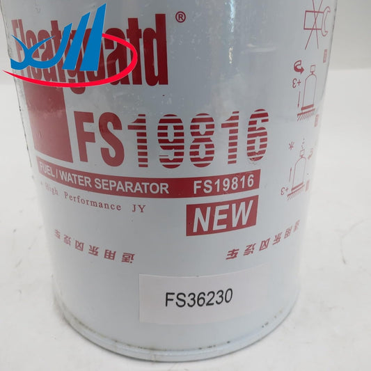 ya 4 8.14 Factory for Fleetguard Fuel Water Separator FS19816 FS36230 Fuel Filter