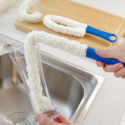 ya 26 10.21 baidi 2 PCS Cup Brush Washing Tool Scrubber Brushes Flexible Cleaner for