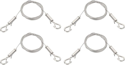 ya 26 10.21 baidi 4 Pcs 2m x 1.5mm Heavy Duty Adjustable Picture Hanging Wire Kit