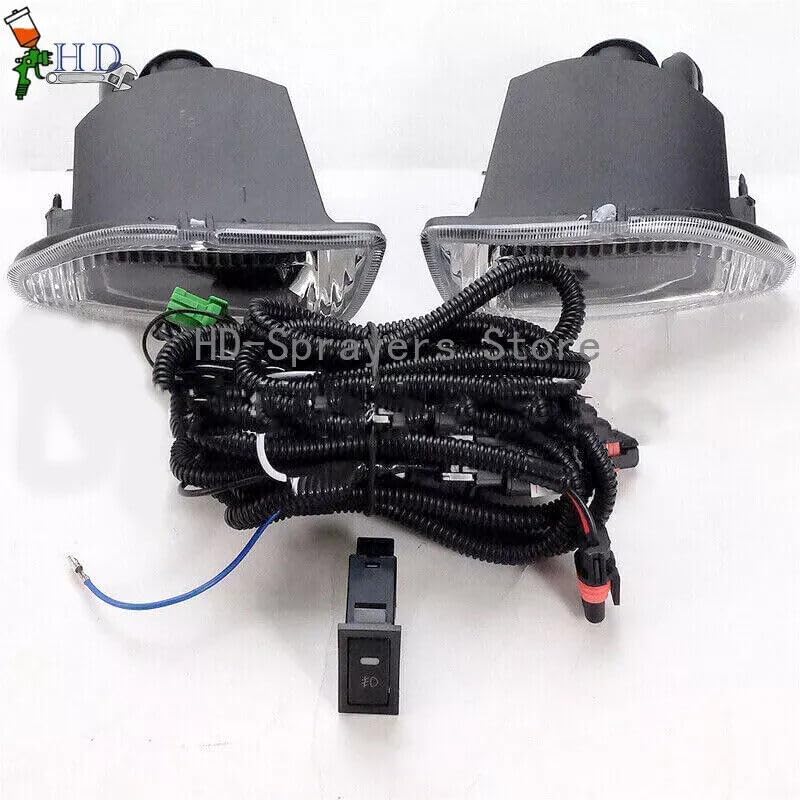 ya 2 8.15 1 set of front fog lights+wiring harness and switch suitable for Toyota Hilux from 2002 to 2005