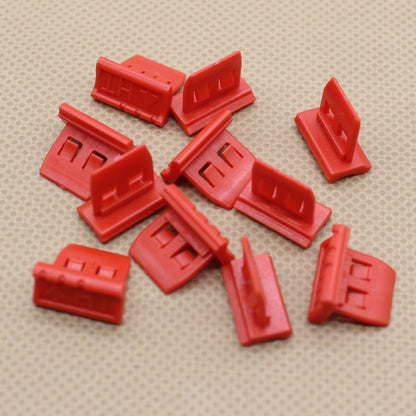 ya 9 10.24 New 15 Pieces Red Nylon Panel Mounting Clips for VW and for Audi 8V5-837-732-B-