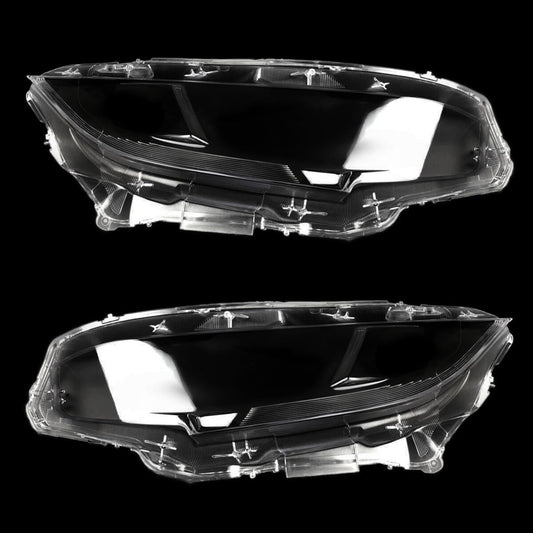ya 4 8.10 PAIR CLEAR HEADLIGHT GLASS LAMP COVER for Honda for Civic 2016 2017 2018