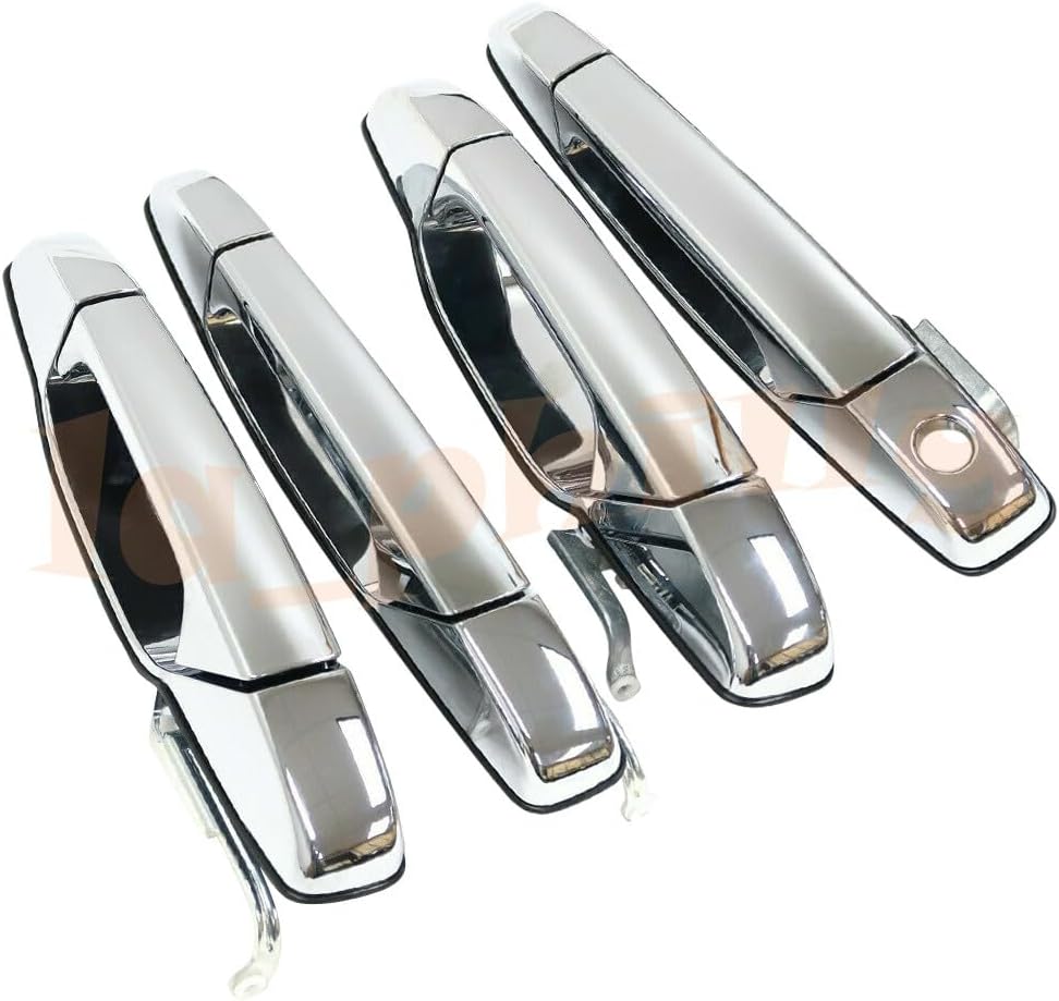 ya 9 10.24 4pcs Outer Door Handle Front Rear Left Right for Escalade Silverado for Sierra for Yukon
