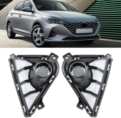 ya 10 9.16 zhengce LED Daytime Running Light w/Turn Signal Lamp Fit for Hyundai Accent 2021 Pa