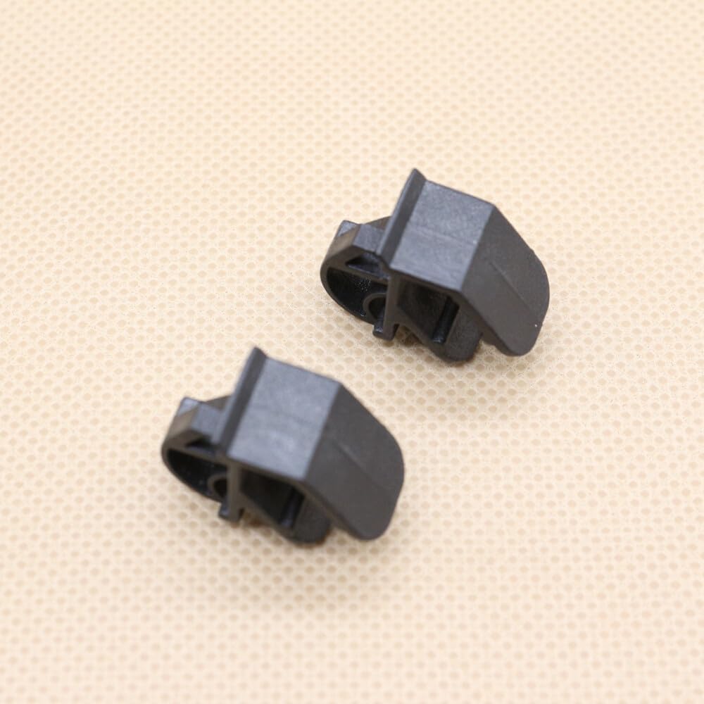 ya 10 9.16 baidi 10 Pieces Hooded Latch Clips W700534-S300 Z-Shaped Fastener Bracket Plastic for Ford Focus