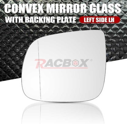 ya 11 9.14 baidiMirror Glass with Backing Heated for 09-17 for Audi Q5 2010-2015 Q7 Driver Left Side
