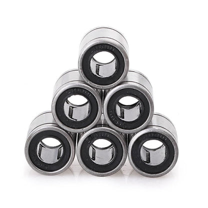 ya 16 10.20 baidi 6X 8mm Linear Ball Bearings Bush Bushing Linear Motion Bearing Silver Fit LM8UU