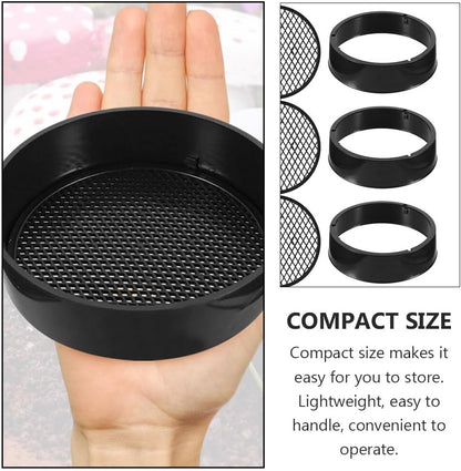 ya 14 9.20 baidi 8PCS Mesh Sifting Pan Garden Sieve Gardening Tool Riddle Soil Sieve Set-1