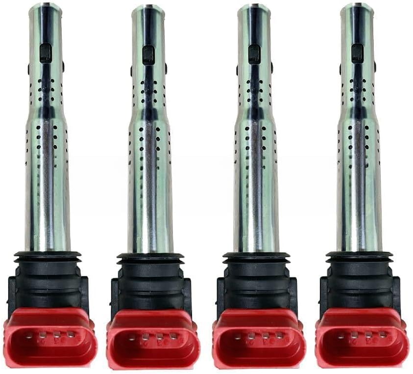 ya 9 10.24 4X Ignition Coil Pack for Audi for A4 A5 A6 for Q5 R8 & for VW for Golf GTI 2.0T FSI 06E905115E