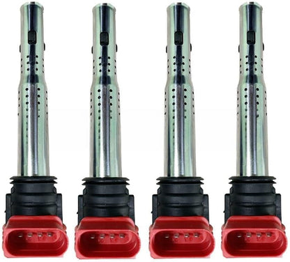 ya 9 10.24 4X Ignition Coil Pack for Audi for A4 A5 A6 for Q5 R8 & for VW for Golf GTI 2.0T FSI 06E905115E