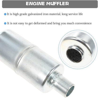 ya 26 10.21 baidi Set of 2 Silencer Stainless Quiet Muffler nerator Motorcycle