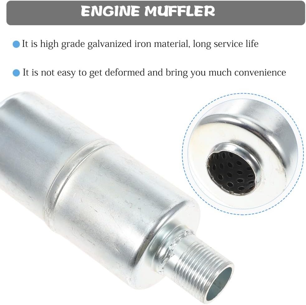 ya 26 10.21 baidi 2 Pieces Silencer Removable Mufflers for nerator