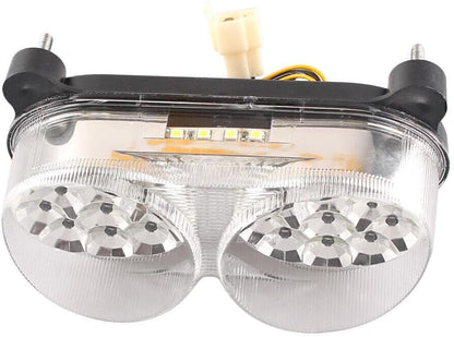 ya 4 8.8.2 for Kawasaki ZX9R 1998-2003 02 Clear Brake Turn Signal LED Stop Tail Light