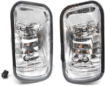ya 4 8.10 PAIR Front Fog Light Lamps Clear Lens for Dodge for Ram 1500 2500 3500 2009-2012