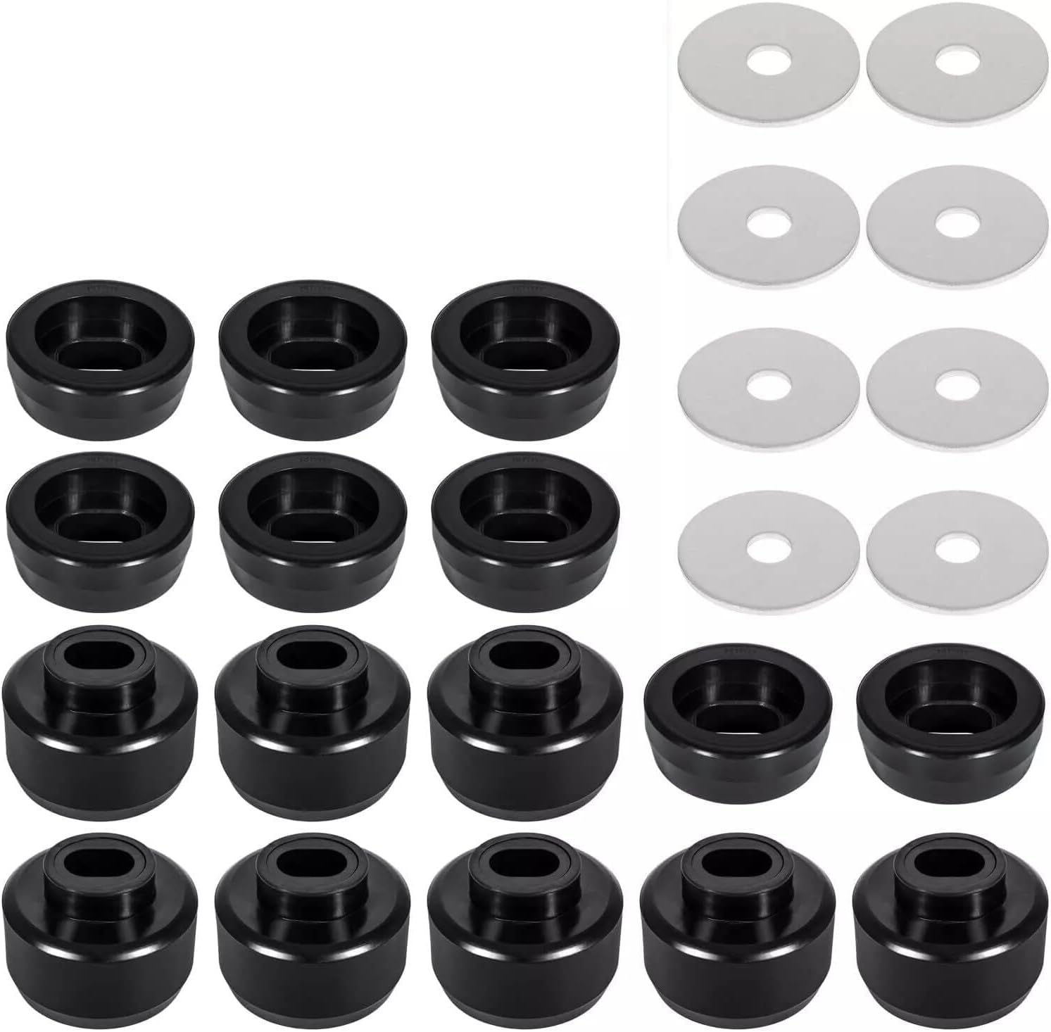 ya 2 8.15 Fit 99-14 for Chevy for Silverado & for GMC for Sierra 7-141 Body Cab Mount Bushing Kit Washers