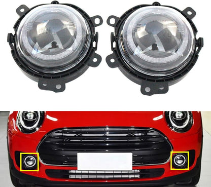 ya 9 10.24 2pc Fog Light Lamp Replacement for BMW for Mini Cooper F55 F56 F54 F57