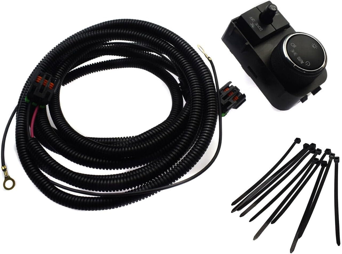 ya 4 8.14 Fog light wiring harness and switch for Chevrolet Silverado for GMC Sierra 25858705