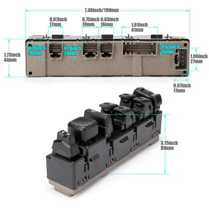 ya 4 8.8 15883320 Power Window Switch Front Driver Left Side for Chevy for Silverado