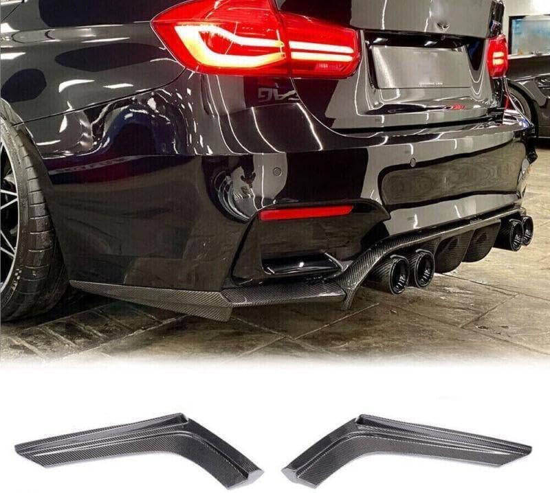 ya 2 8.15 Suitable for BMW F80 M3 F82 F83 M4 2015-20 Real Carbon Rear Bumper Side Extension Corner