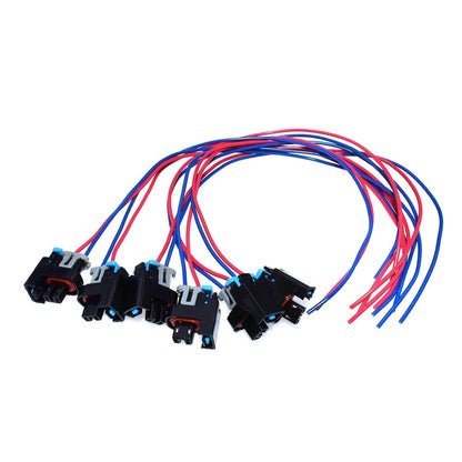 ya 2 8.15 6-Piece Wiring Harness Connector, bidirectional, Suitable for Universal for for Saturn Fuel Injector 575356 1P1575 PT2135