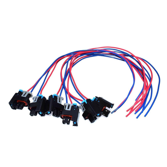 ya 2 8.15 6-Piece Wiring Harness Connector, bidirectional, Suitable for Universal for for Saturn Fuel Injector 575356 1P1575 PT2135
