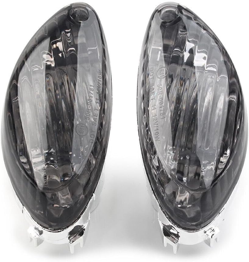 ya 7 8.24 baidi 2X Smoke Turn Signal Indicator Light Lens for Suzuki Hayabusa GSX1300R 2008-10