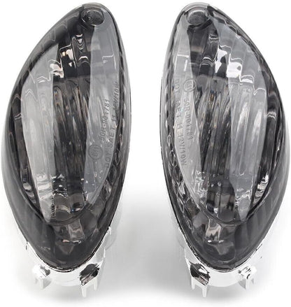 ya 7 8.24 baidi 2X Smoke Turn Signal Indicator Light Lens for Suzuki Hayabusa GSX1300R 2008-10