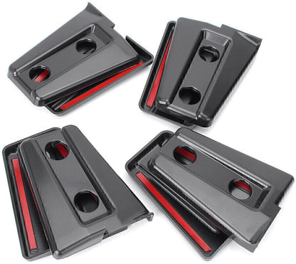 ya 9 10.24 8x Door Hinge Covers Protector Trim Fit for Jeep for Wrangler JK 4 Door 200