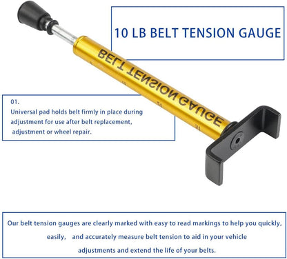 ya 6 8.24 baidi Motorcycle Adjustable Belt Tension Gauge Tool for Harley & All Belt Drive Bike