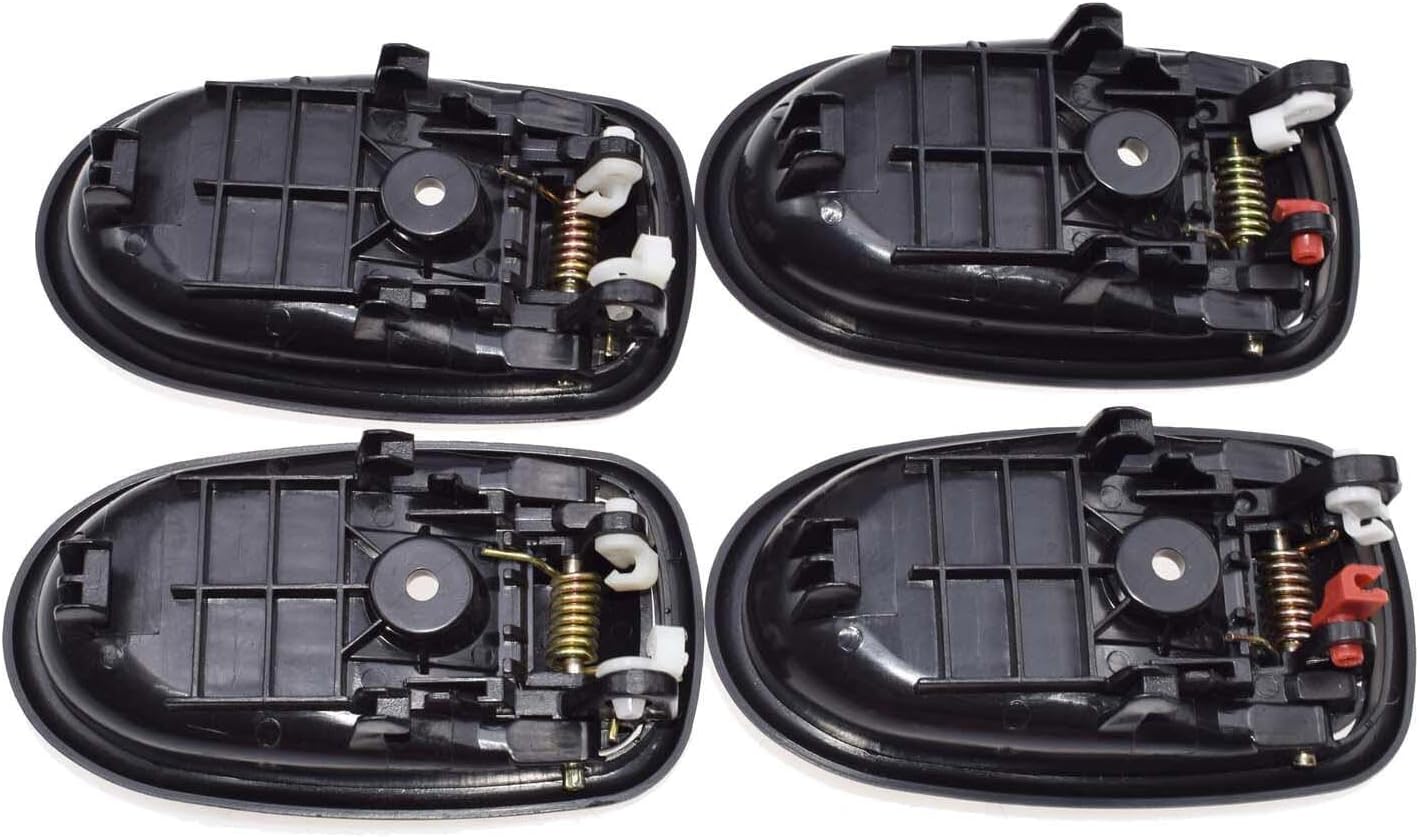 ya 2 8.15 8 Piece Set Exterior and Interior Door Handles Black for Hyundai for Elantra 1996-2000
