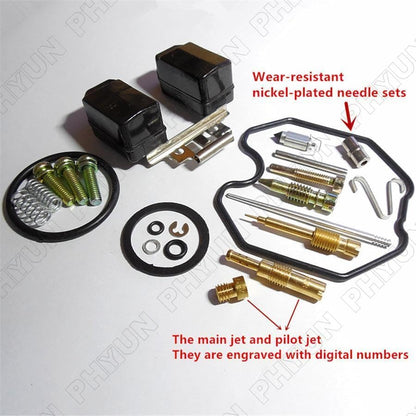 ya 13 9.15 baidi For CG250CC ATV Motorcycle PZ30 Carburetor Reapir Kit with Main Jet & Pilot Jet