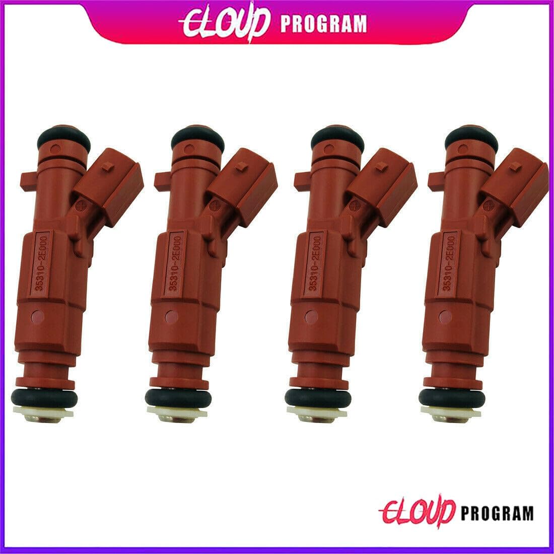 ya 10 9.16 baidi 4PCS 35310-2E000 Fuel Injector for Hyundai for Elantra for Kia 1.8L L4 2011-2014