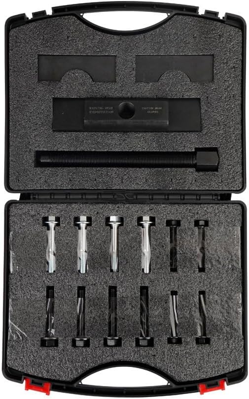ya 6 8.24 baidi 1* 60050 Heavy-Duty Yoke Puller Semi Truck Yoke Remover Tool Kit Black