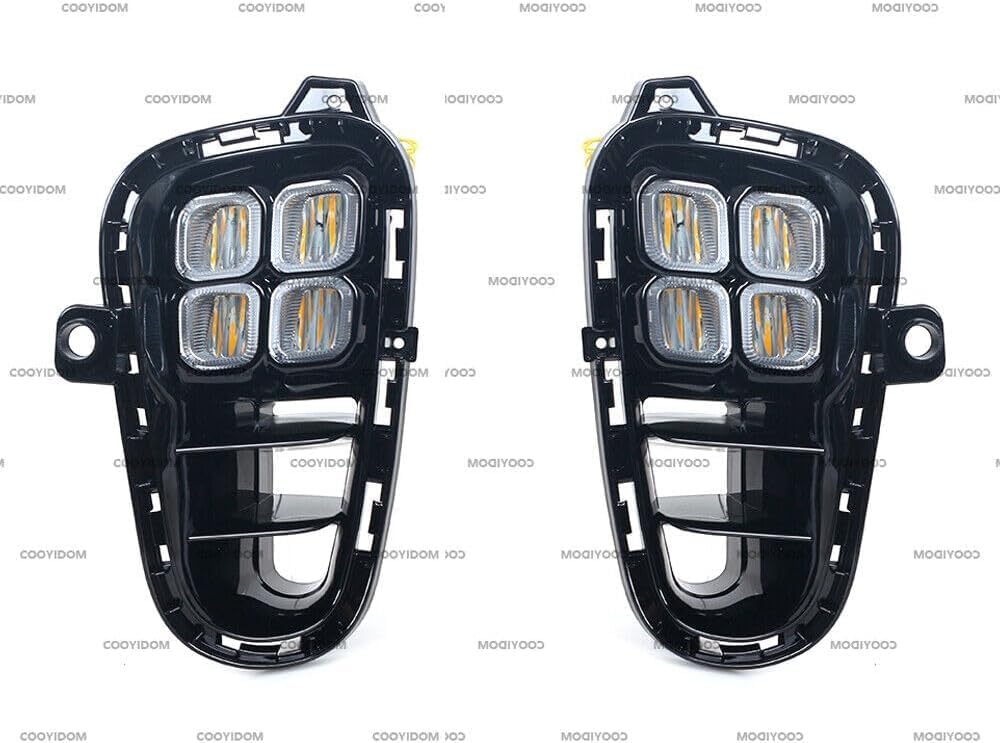 ya 13 9.15 zhengce Suitable for 2018-19 for Kia RIO LED front bumper, daytime running driving