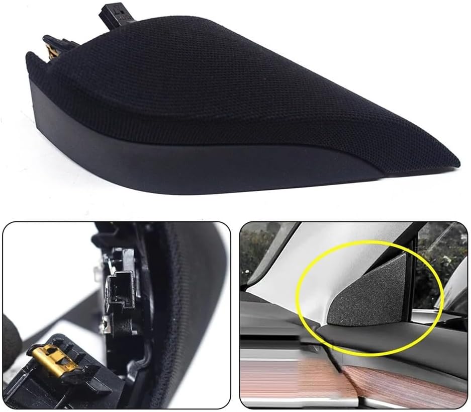 ya 4 8.8.2 Right Side A-Pillar Front Tweeter Speaker Cover for Tesla Model 3 2017-2023