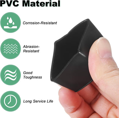 ya 26 10.21 baidi 20-Pack Square Furniture Leg Caps, 1 (25mm) PVC Leg Caps Floor Protectors